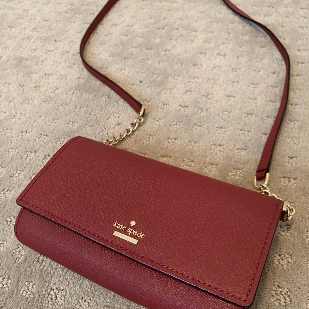 Kate Spade burgundy mini purse